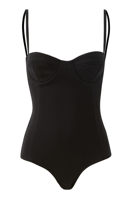 Stretchy Bodysuit with Moulded Bust